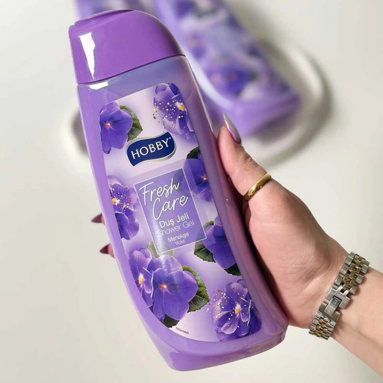 شامپو بدن هو-بی مدل Fresh Care با رایحه گل بنفشه
