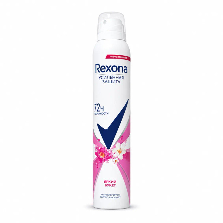 اسپری ضدتعریق زنانه رکسونا Rexona مدل Bright Bouquet روسی