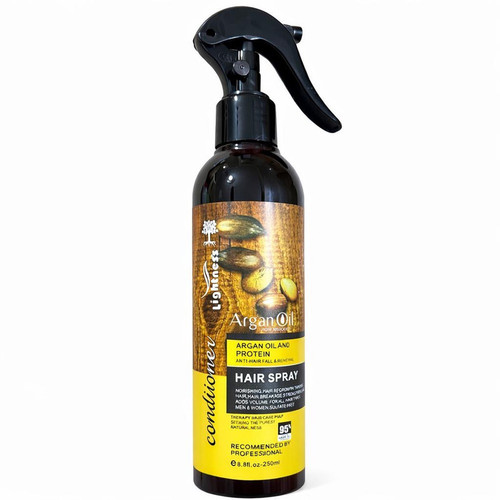 اسپری مو لا-یتنس مدل Argan مناسب برای انواع مو حجم 250 میلی لیتر