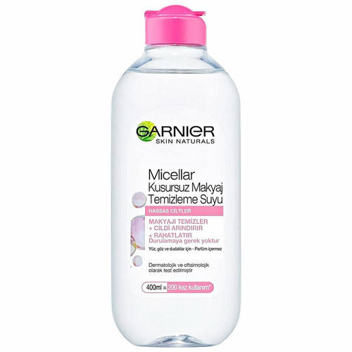 محلول پاک کننده آرایش صورت گا-رن-یه مدل Skin Naturals حجم 400 میلی لیتر