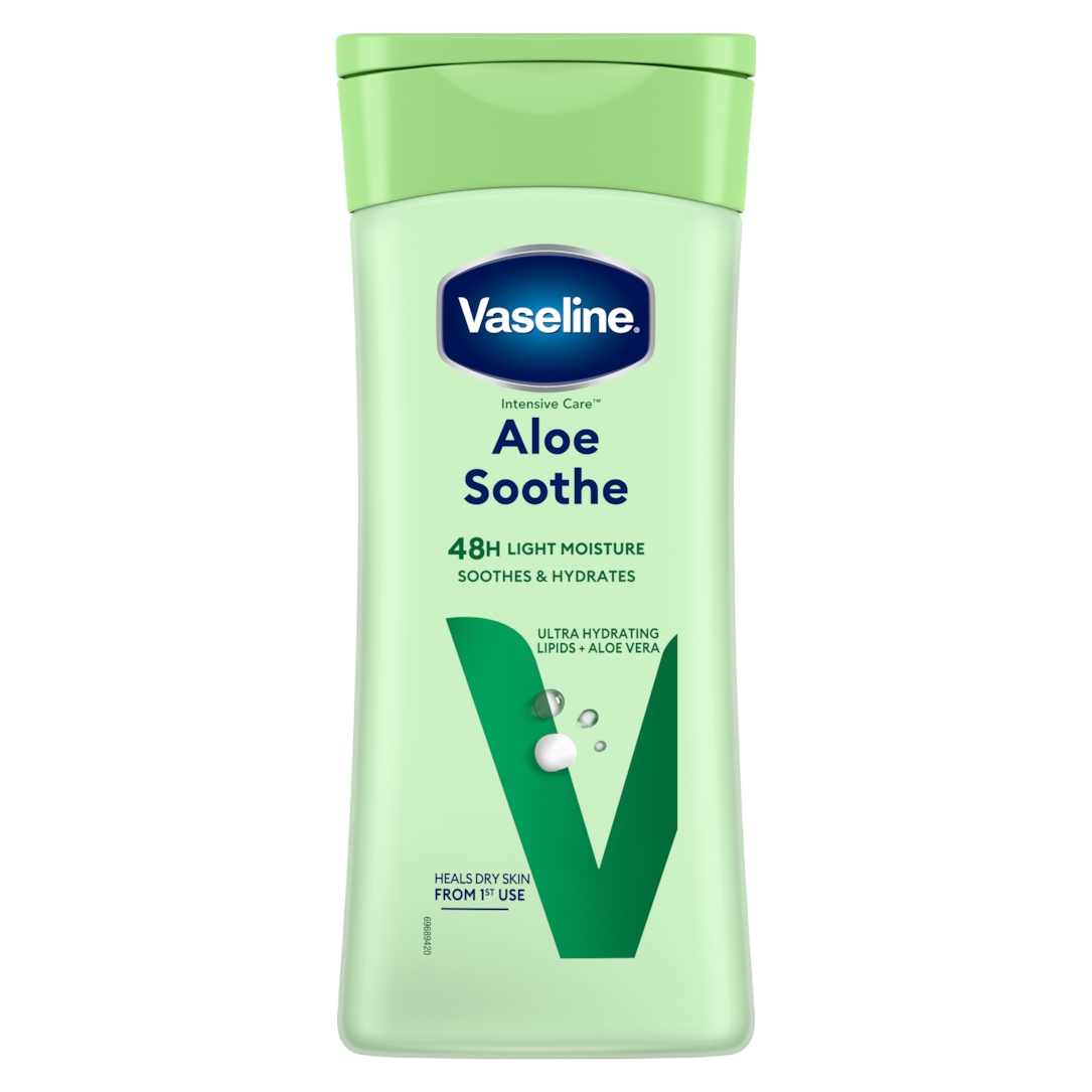 لوسیون بدن وازلین مدل Aloe Soothe حجم 200 میل