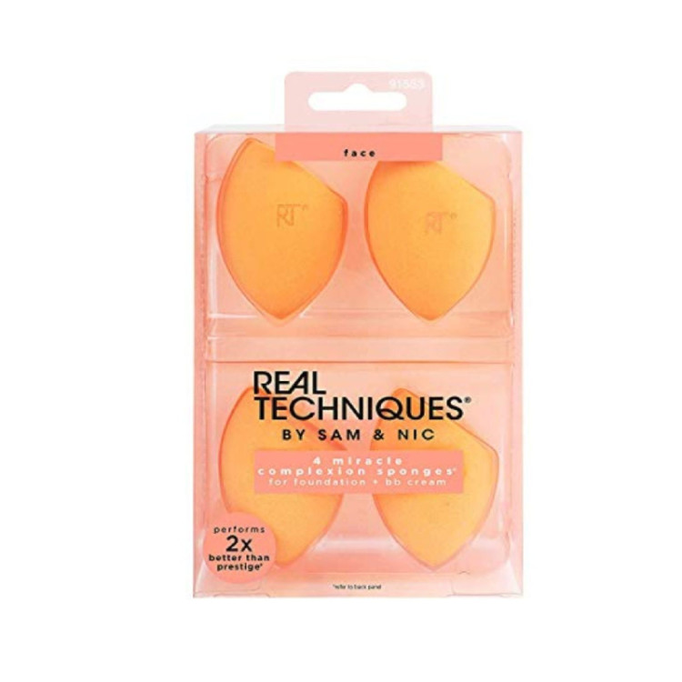 اسفنج(بیوتی بلندر) 4 عددی مدل 4MIRACLE COMPLEXION SPONGE (تضمین اصالت)